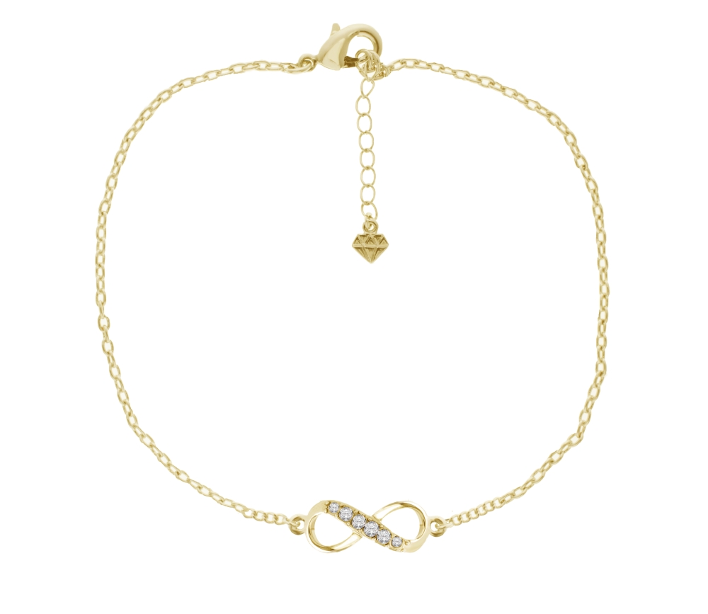 Gold Plated Infinity Anklet