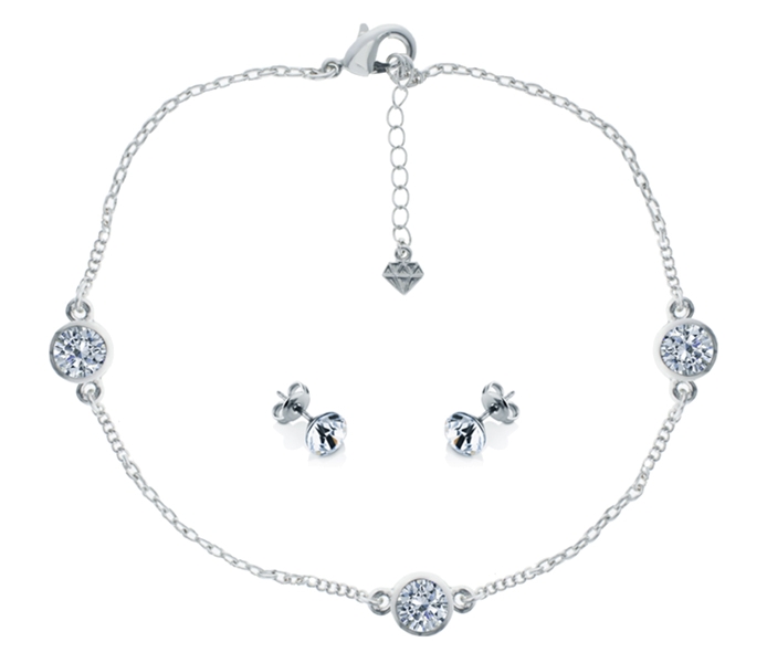 Trio Anklet and Solo Studs